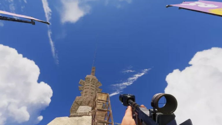 Un jugador de Rust quiere llegar al punto más alto del juego